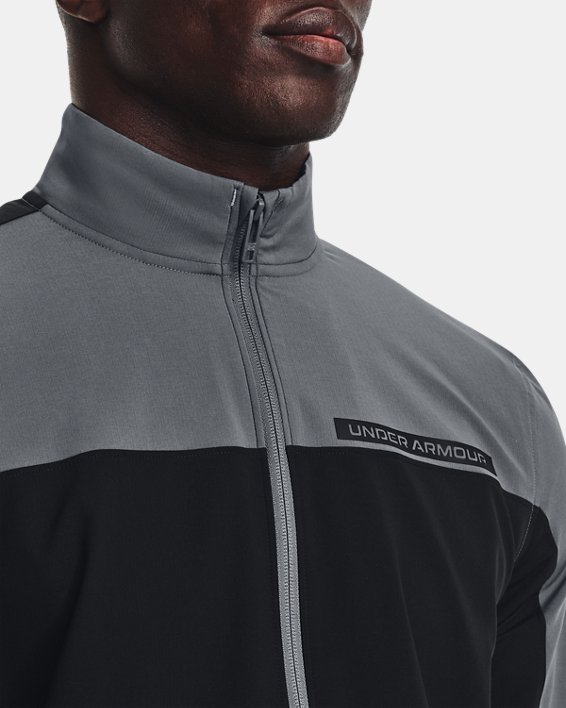 Under Armour Storm Windstrike Full-Zip Golf Jacket - Black Under Armour Storm Windstrike Full-Zip Golf Jacket - Black